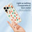 For iPhone 18 Pro Max / 17 Pro Max Case Snowflake Socks Pattern Printing Straight Edge TPU Phone Back Cover - Beige - 3