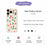For iPhone 18 Pro Max / 17 Pro Max Case Snowflake Socks Pattern Printing Straight Edge TPU Phone Back Cover - Beige - 7