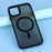 For iPhone 11 Case Compatible with MagSafe Skin-Touch PC + TPU Phone Cover - Black - 6