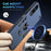 For Samsung Galaxy S25 Edge Case PC + TPU Drop Defend Phone Cover with Ring Kickstand - Blue - 2