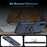 For Samsung Galaxy S25 Edge Case PC + TPU Drop Defend Phone Cover with Ring Kickstand - Blue - 6