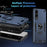 For Samsung Galaxy S25 Edge Case PC + TPU Drop Defend Phone Cover with Ring Kickstand - Blue - 7