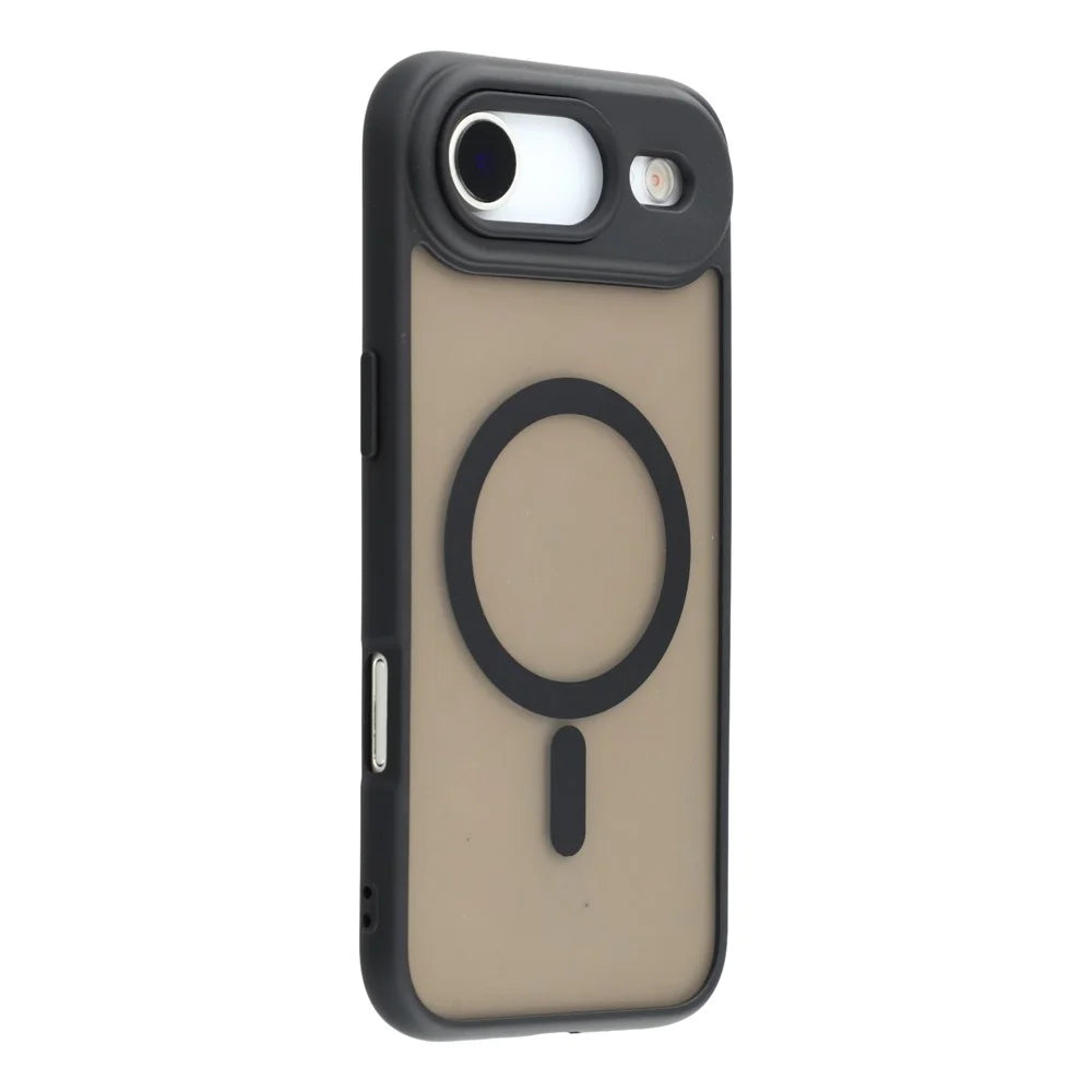 For iPhone Air Case Compatible with MagSafe Skin-Touch PC + TPU Phone Cover - Blue - Black - 1
