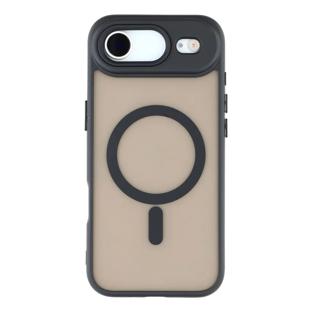 For iPhone Air Case Compatible with MagSafe Skin-Touch PC + TPU Phone Cover - Blue - Black - 3