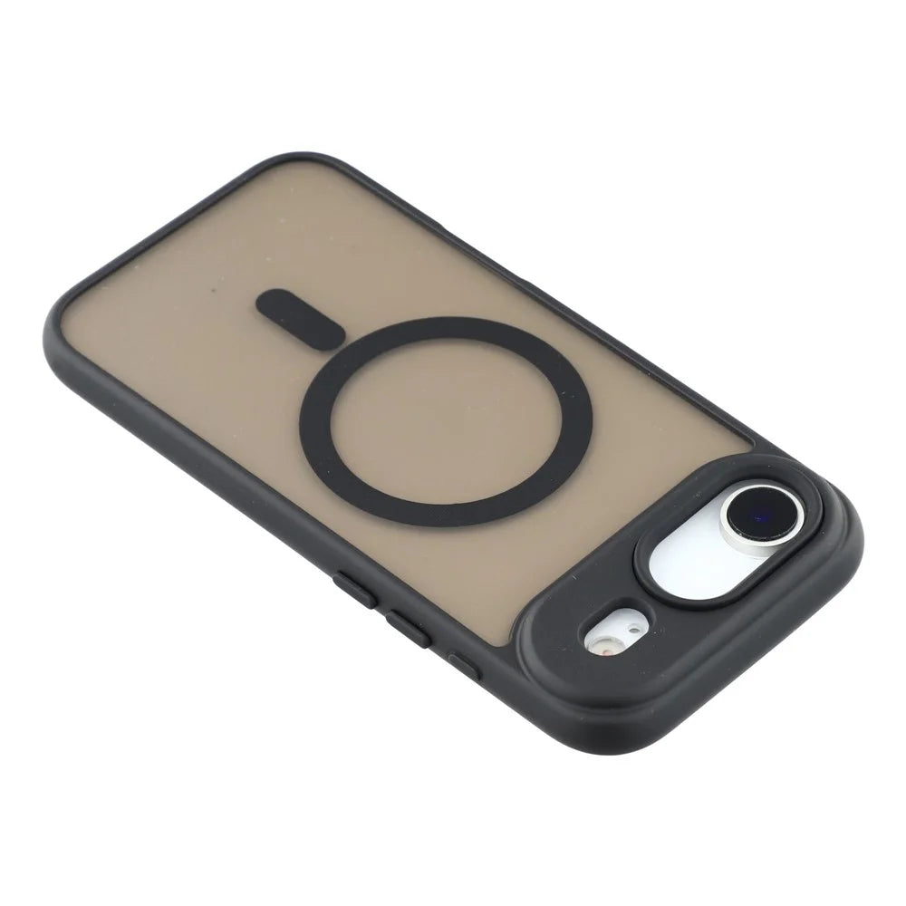 For iPhone Air Case Compatible with MagSafe Skin-Touch PC + TPU Phone Cover - Blue - Black - 5
