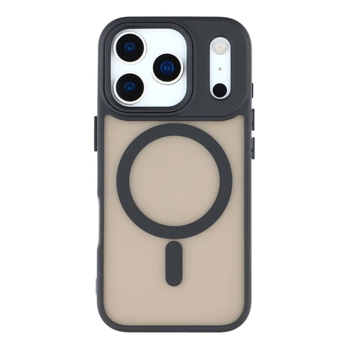 For iPhone 17 Pro Max Case Compatible with MagSafe Skin-Touch PC + TPU Phone Cover - Black - 3