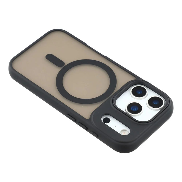 For iPhone 17 Pro Max Case Compatible with MagSafe Skin-Touch PC + TPU Phone Cover - Black - 5