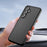 For Samsung Galaxy S25 Case Skin-Touch TPU + PC Matte Phone Back Cover, Transparent Black - 3