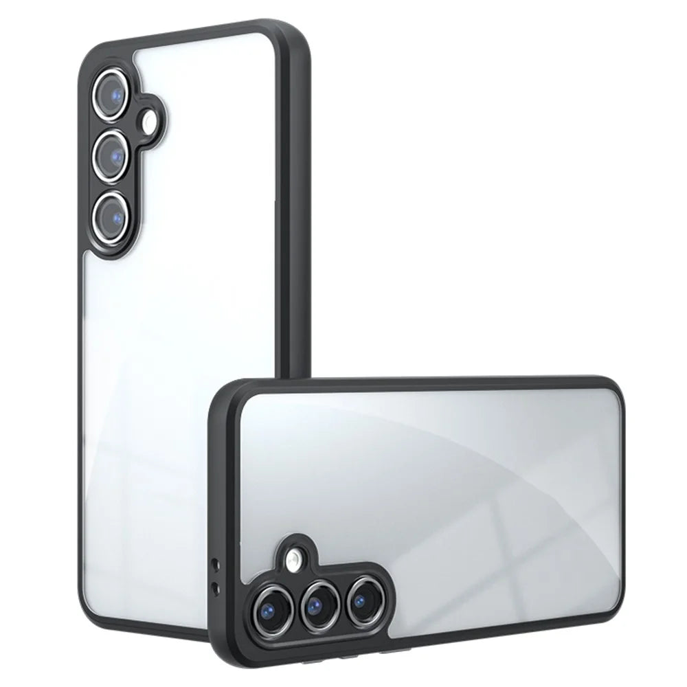 For Samsung Galaxy S25+ Case TPU + PC Shockproof Clear Phone Cover - 1