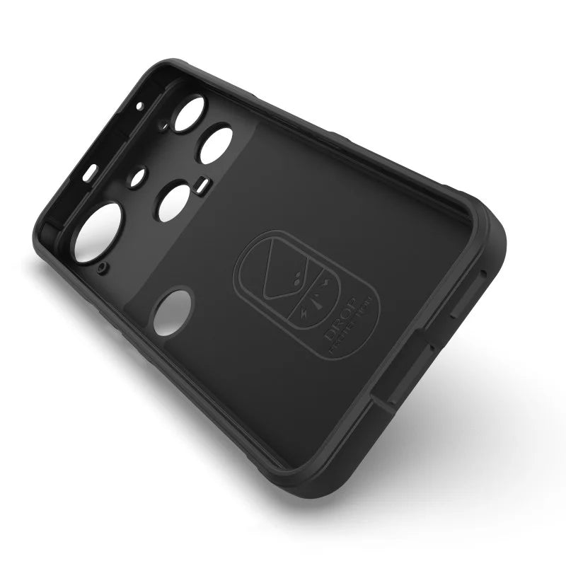 WANLONFENG For Nothing Phone (3) 5G TPU Case  HD Series Anti Slip Phone Cover with Tempered Glass - Black - 2