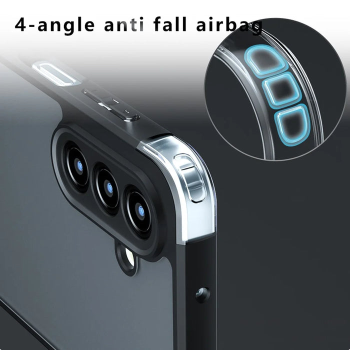 For Samsung Galaxy A34 5G Case TPU + PC Shockproof Clear Phone Cover - 6