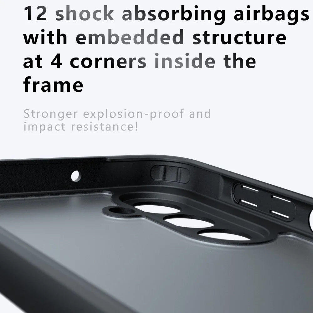 For Samsung Galaxy A54 5G Case TPU + PC Shockproof Clear Phone Cover - 3