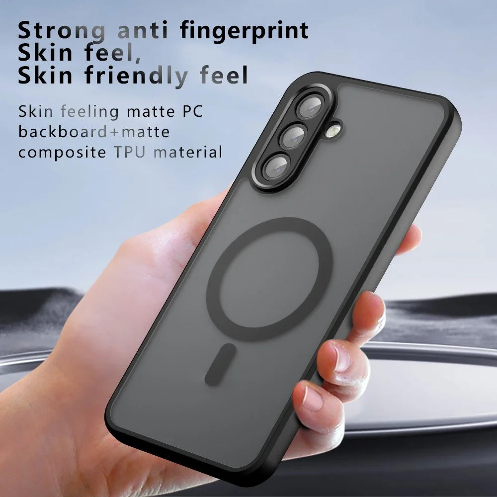 For Samsung Galaxy A54 5G Magnetic Case TPU + PC Matte Skin Touch Phone Cover - 7