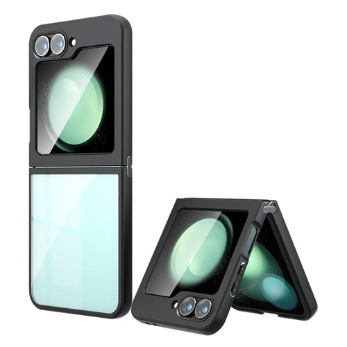 For Samsung Galaxy Z Flip5 5G Case TPU + PC Shockproof Clear Phone Cover - 1