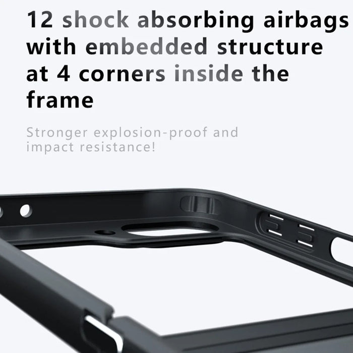 For Samsung Galaxy Z Flip5 5G Case TPU + PC Shockproof Clear Phone Cover - 3
