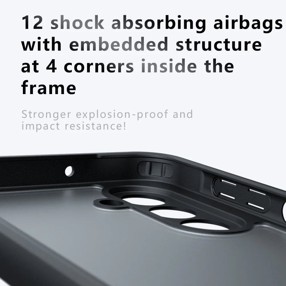 For Samsung Galaxy A14 5G Case TPU + PC Shockproof Clear Phone Cover - 5