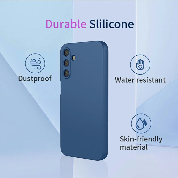 For Samsung Galaxy S25 FE Case Soft TPU Shockproof Protective Phone Cover - Blue - 4