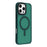 For iPhone 16 Pro Case Compatible with MagSafe Skin-Touch PC + TPU Phone Cover - Green - 1