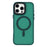 For iPhone 16 Pro Case Compatible with MagSafe Skin-Touch PC + TPU Phone Cover - Green - 3