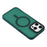 For iPhone 16 Pro Case Compatible with MagSafe Skin-Touch PC + TPU Phone Cover - Green - 4