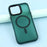 For iPhone 16 Pro Case Compatible with MagSafe Skin-Touch PC + TPU Phone Cover - Green - 6