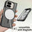 For Google Pixel 10 Pro Fold Magnetic Case TPU Frame Acrylic Back Phone Cover Skin Touch - Black - 4