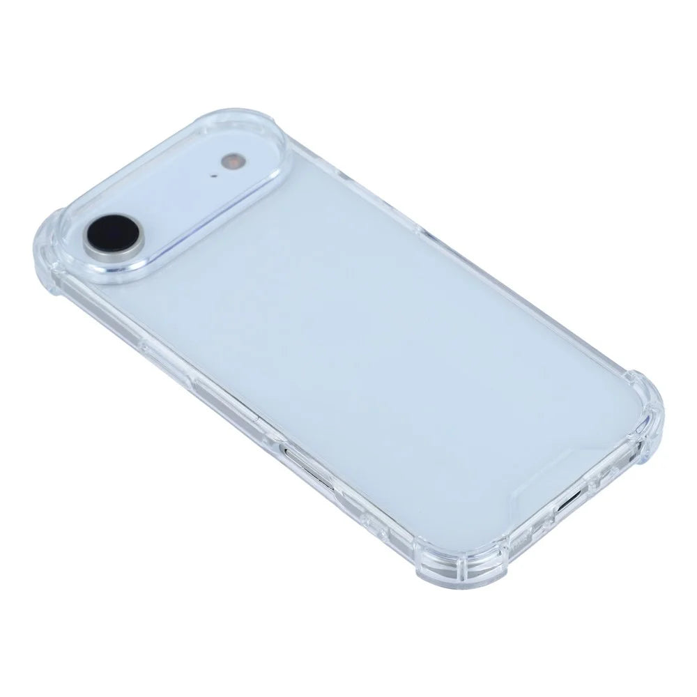 For iPhone Air Case Reinforced Corners TPU Frame + Acrylic Back Phone Cover - 4