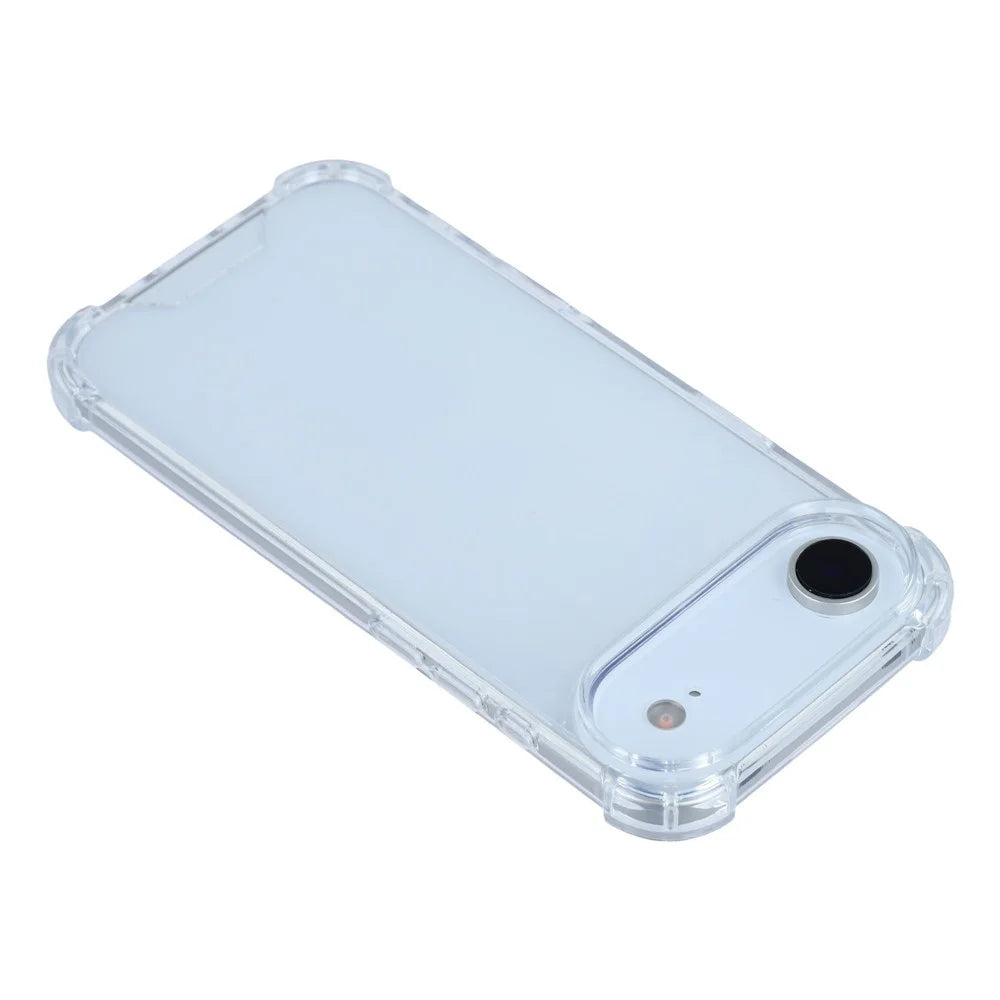 For iPhone Air Case Reinforced Corners TPU Frame + Acrylic Back Phone Cover - 5