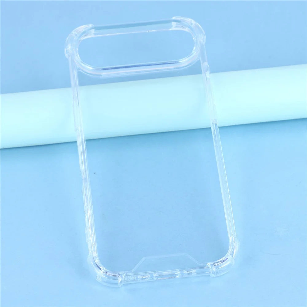 For iPhone Air Case Reinforced Corners TPU Frame + Acrylic Back Phone Cover - 6