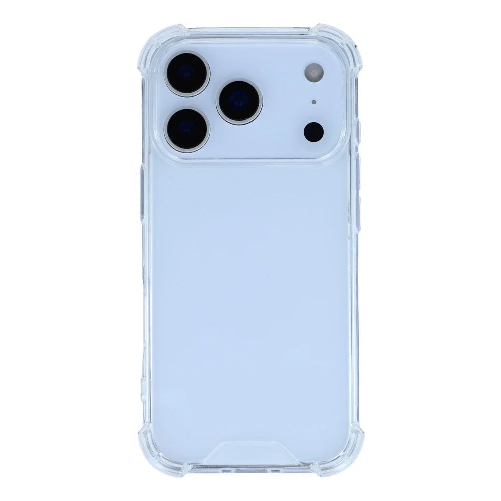 For iPhone 18 Pro / 17 Pro Case Reinforced Corners TPU Frame + Acrylic Back Phone Cover - 3