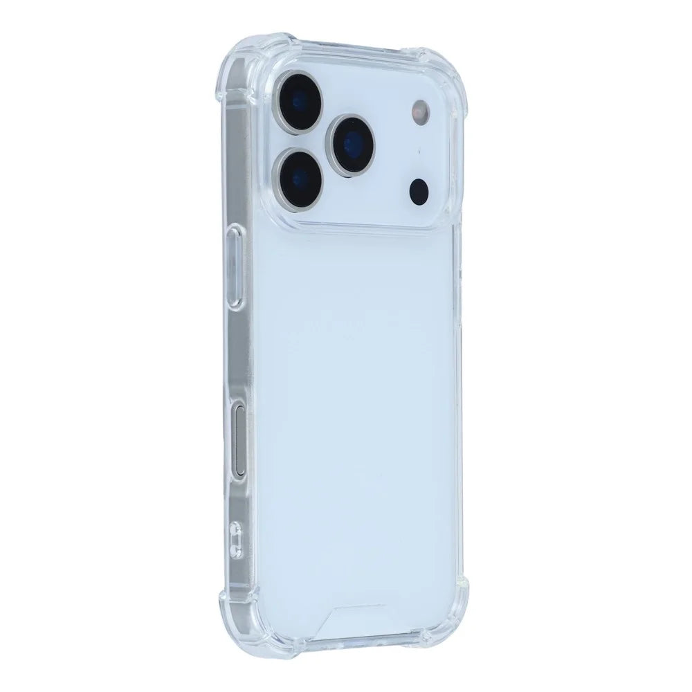 For iPhone 18 Pro Max / 17 Pro Max Case Reinforced Corners TPU Frame + Acrylic Back Phone Cover - 1