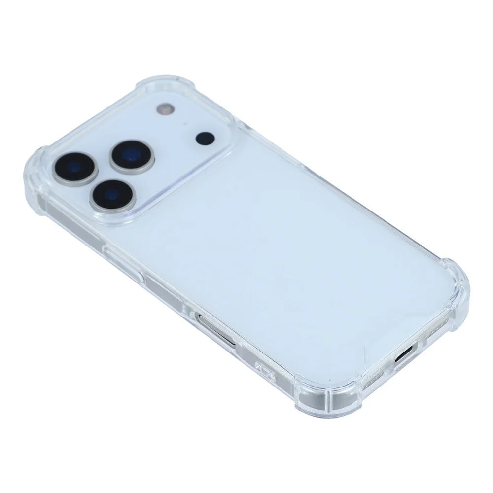 For iPhone 18 Pro Max / 17 Pro Max Case Reinforced Corners TPU Frame + Acrylic Back Phone Cover - 4