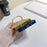 For iPhone 16 Pro Max Magnetic Case with Kickstand Glitter Electroplated TPU + PC Phone Cover - Blue - 6