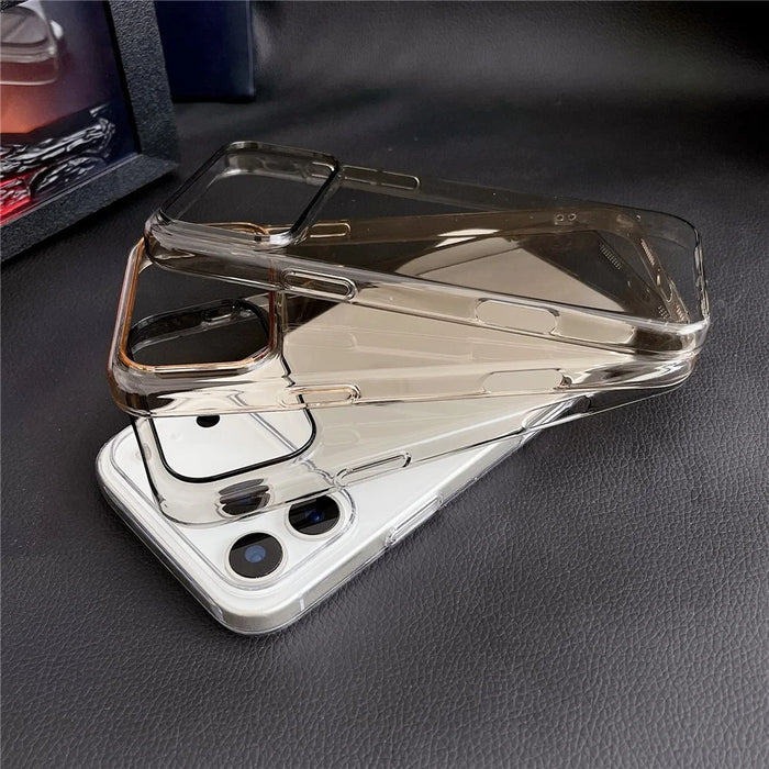 For iPhone 17 Pro Max Crystal Clear Case Shockproof Hard PC Phone Back Cover - Transparent - 6