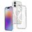 For iPhone 17 Magnetic Case 2.0mm Scratch Resistant TPU + PC Clear Phone Cover - 1