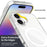 For iPhone 17 Magnetic Case 2.0mm Scratch Resistant TPU + PC Clear Phone Cover - 6