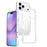 For iPhone 18 Pro Max / 17 Pro Max Magnetic Case 2.0mm Scratch Resistant TPU + PC Clear Phone Cover - 1