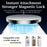 For iPhone 18 Pro Max / 17 Pro Max Magnetic Case 2.0mm Scratch Resistant TPU + PC Clear Phone Cover - 5