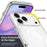 For iPhone 18 Pro Max / 17 Pro Max Magnetic Case 2.0mm Scratch Resistant TPU + PC Clear Phone Cover - 6