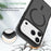 For iPhone 18 Pro / 17 Pro Case Compatible with MagSafe TPU Frame Acrylic Back Phone Cover Skin Touch - Black - 2