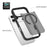 For iPhone 18 Pro / 17 Pro Case Compatible with MagSafe TPU Frame Acrylic Back Phone Cover Skin Touch - Black - 3