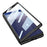 GKK For Samsung Galaxy Z Fold7 5G Case with Stylus PC + Tempered Glass Slim Phone Back Cover - Black - 5
