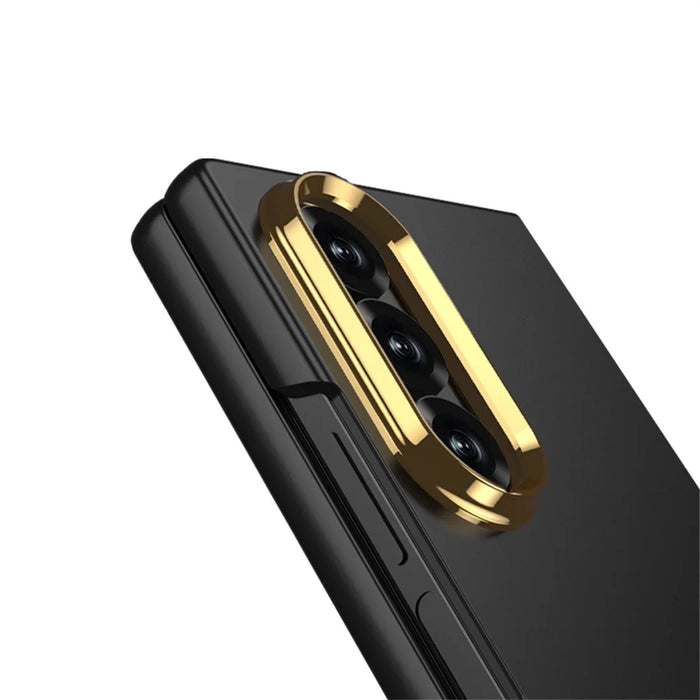GKK For Samsung Galaxy Z Fold7 5G Case PC + Tempered Glass Phone Back Cover - Black - 7