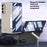 GKK For Samsung Galaxy Z Fold7 5G Case with Kickstand PC + Tempered Glass Phone Cover - Black - 3
