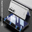 GKK For Samsung Galaxy Z Fold7 5G Case with Kickstand PC + Tempered Glass Phone Cover - Black - 6