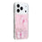 For iPhone 17 Pro Case Epoxy PVC Butterfly TPU Aesthetics Phone Cover - Pink - 1