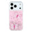 For iPhone 17 Pro Case Epoxy PVC Butterfly TPU Aesthetics Phone Cover - Pink - 3