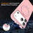 For iPhone 17 Pro Max Case Compatible with MagSafe Ring Holder Kickstand TPU + PC Phone Cover - Pink - 3