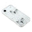 For iPhone Air Case Epoxy PVC Butterfly TPU Aesthetics Phone Cover - White - 4