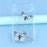 For iPhone Air Case Epoxy PVC Butterfly TPU Aesthetics Phone Cover - White - 6